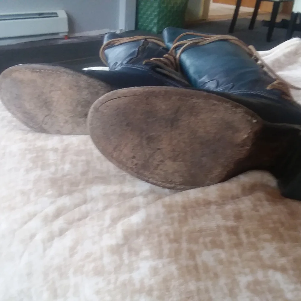 Free Bird by Steve Madden Coal Corset Boots